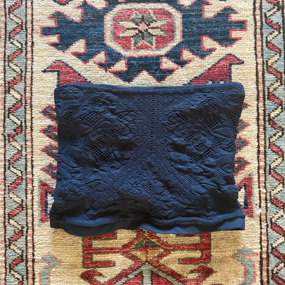 Black Lace Tube Top free people never worn